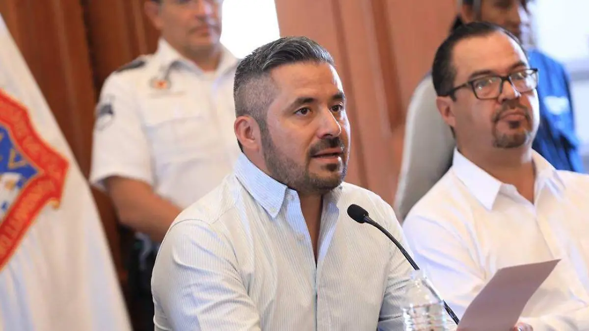 El alcalde de Puebla, Adán Domínguez Sánchez